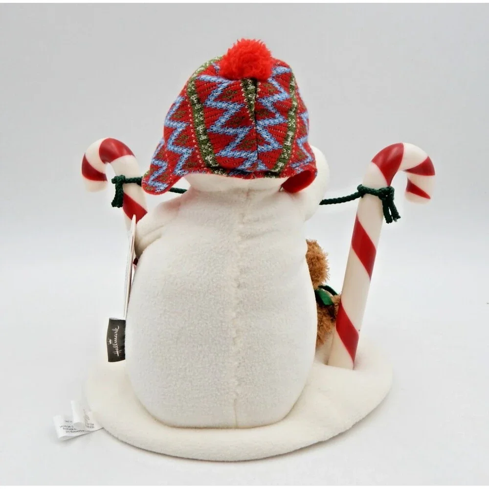 Hallmark 2017 Jingle Pals Stockings Hung With Care Plush Animated Snowman w Tags